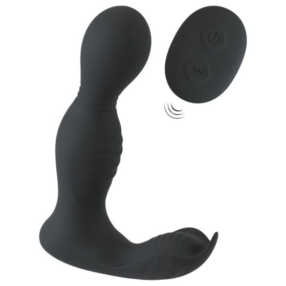 Rebel - 2in1 Prostata-Vibrator mit Fernbedienung (schwarz)