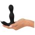 Rebel - 2in1 Prostata-Vibrator mit Fernbedienung (schwarz)