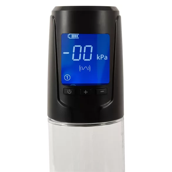 Mister Boner - Akku-betriebene, automatische Penispumpe (schwarz-transparent)
