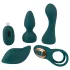 Couples Choice - 4-in-1 vielseitiger Vibrator mit Fernbedienung (türkis)
