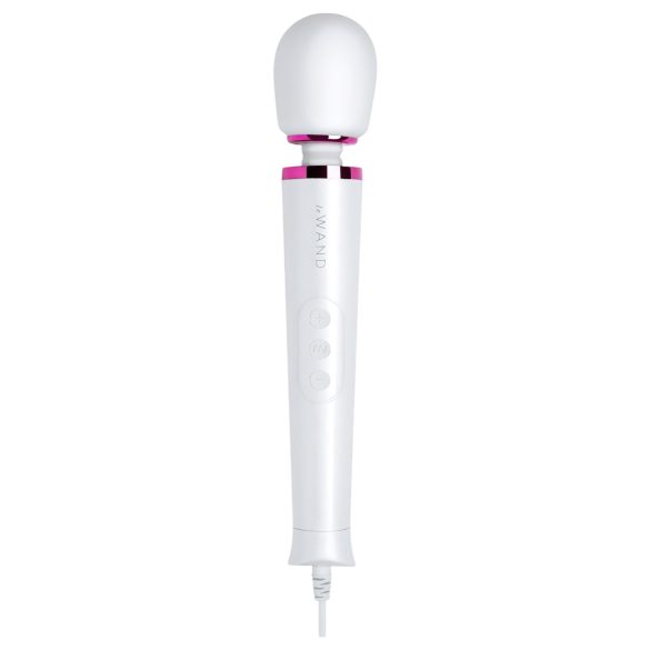 Le Wand Petite Plug-In - Netzbetriebener Massagestab Vibrator (Weiß)