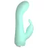 Cuties Mini 4 - Akku, wasserdichter Hasenvibrator (grün)