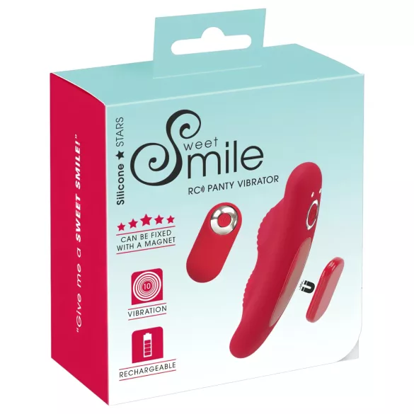 Smile - Akku-Radio-Pantyvibrator (rot)