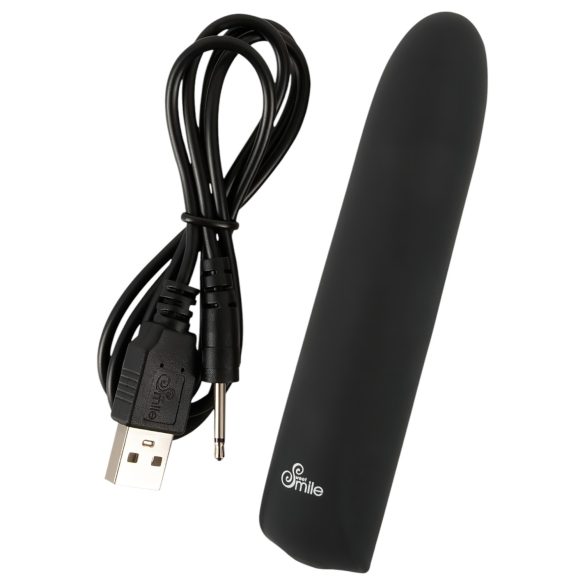 Smile - Akku Mini-Vibrator, wasserdicht (schwarz)