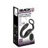 Black Velvet - Vibrationsring & Analplug (Schwarz)