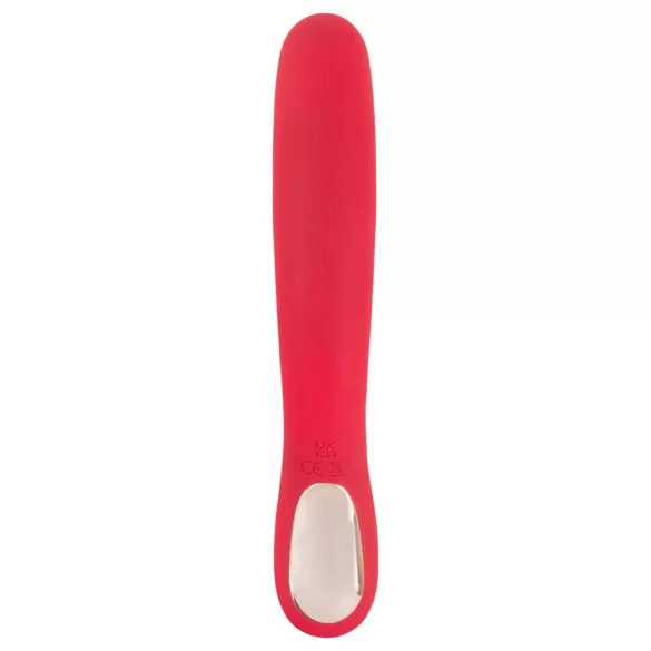 Smile Thumping Rabbit - Roter Akkuvibrator mit 3 Motoren