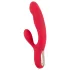 Smile Thumping Rabbit - Roter Akkuvibrator mit 3 Motoren