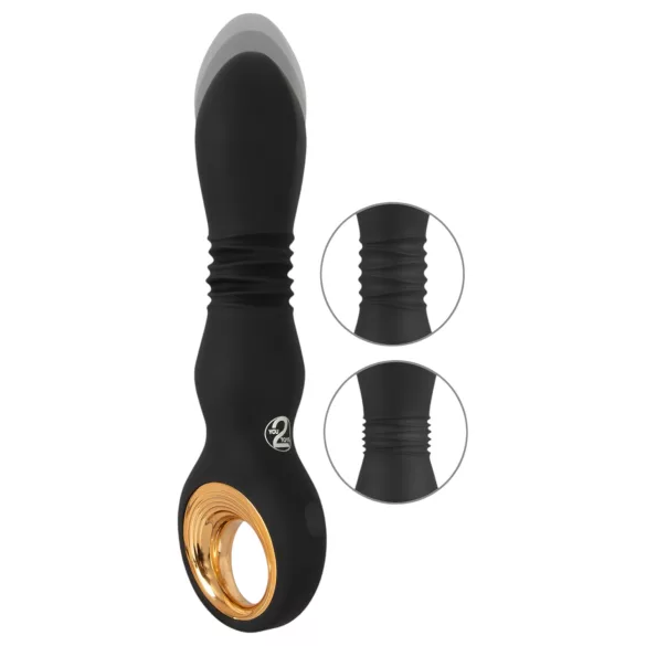 Eternal - kraftvoller Stoß-Vibrator (schwarz)