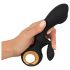 Eternal - Aufpumpbarer Vibrator mit Klitorisarm (schwarz)