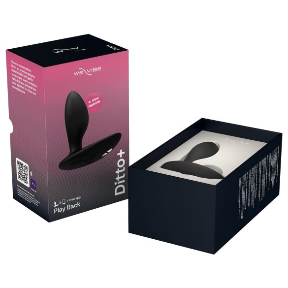 We-Vibe Ditto+ - Smarter, wiederaufladbarer Analvibrator (Schwarz)