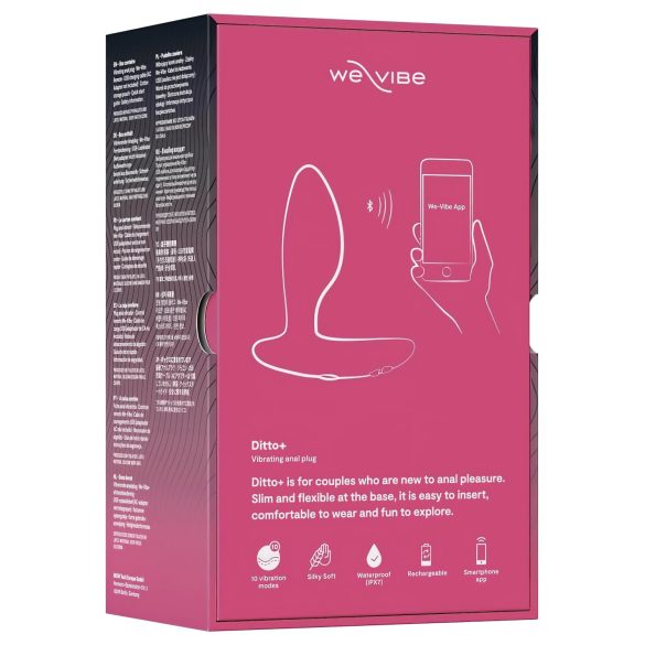 We-Vibe Ditto+ - smart Akku Analvibrator (pink)