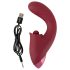 Javida - 3in1 Zungenvibrator (rot)