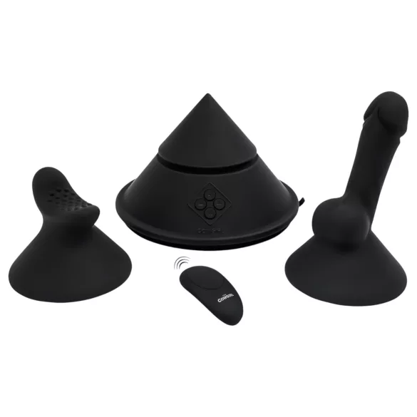 Der Cowgirl Cone - intelligente Sexmaschine mit verschiedenen Aufsätzen (schwarz)