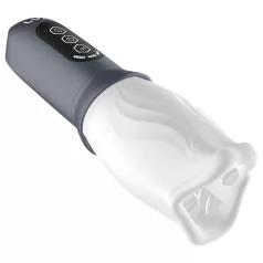 LUX Active First Class - Drehkopf-Masturbator (weiß-grau)