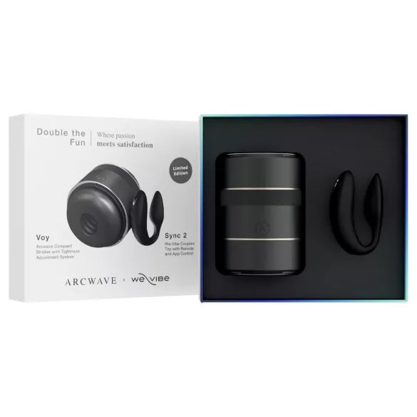 Arcwave Voy und We-Vibe Sync 2 - Double the Fun Set (schwarz)