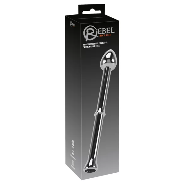 Rebel - Metall-Prostatavibrator (silber)