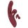 Javida 2-fach Funkton Rabbit - Akku-Klitoris-Vibrator (rot)