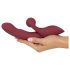 Javida 2-fach Funkton Rabbit - Akku-Klitoris-Vibrator (rot)