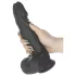 Naked Addiction - Realistischer Stoß-Vibrator (schwarz)