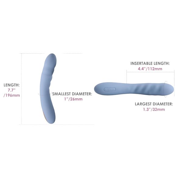 Svakom Ava Neo - Intelligenter Stoßvibrator (Blau)