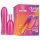 Durex Tease & Vibe - Stabvibrator mit Häschen-Klitorisreiz (Pink)