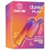 Durex Tease & Vibe - Stabvibrator mit Häschen-Klitorisreiz (Pink)