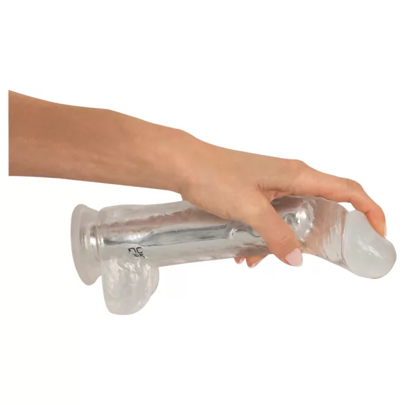 Crystal - Vibrator mit Saugnapf (transparent)
