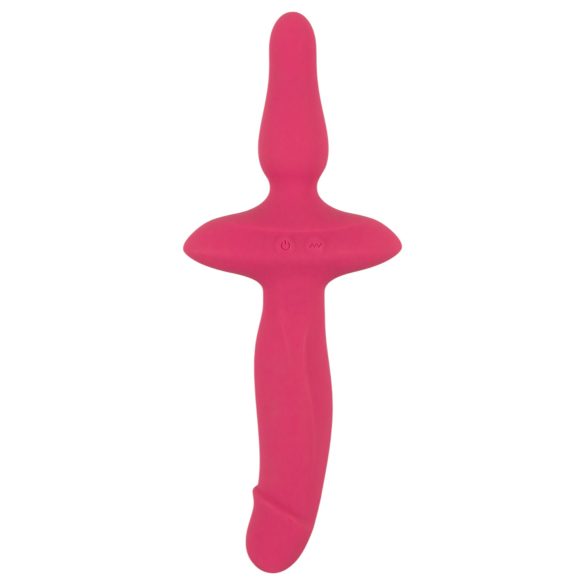 Couples Choice - 2in1 Vibrator und Analplug (pink)