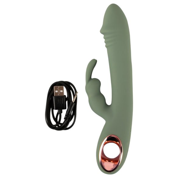 You2Toys - Vibrator mit Klitorisarm (grün)
