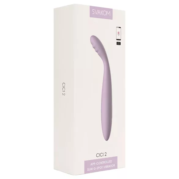 Svakom Cici 2 - App-gesteuerter G-Punkt-Vibrator (lila)