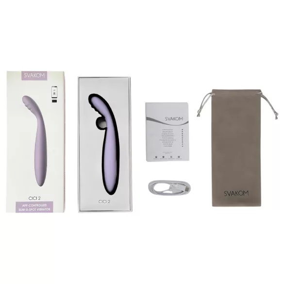 Svakom Cici 2 - App-gesteuerter G-Punkt-Vibrator (lila)