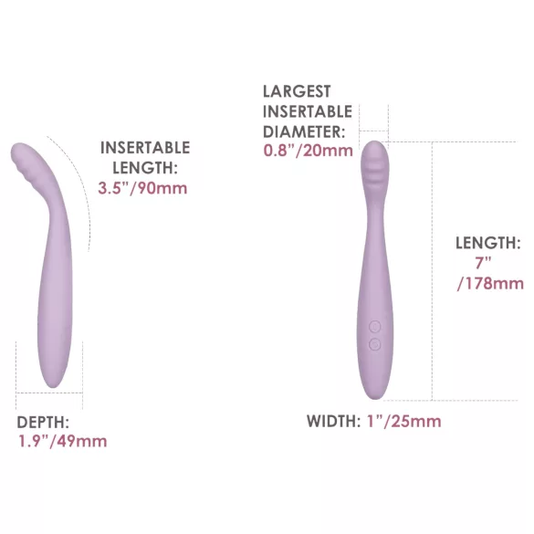 Svakom Cici 2 - App-gesteuerter G-Punkt-Vibrator (lila)