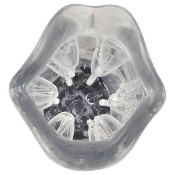 Stroker - vibrierender, rotierender Masturbator (transparent)