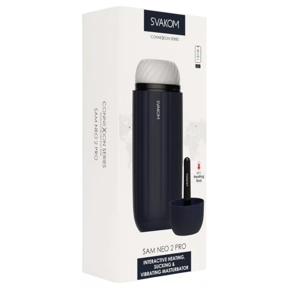 Svakom Sam Neo 2 Pro - Intelligenter Masturbator (schwarz-weiß)