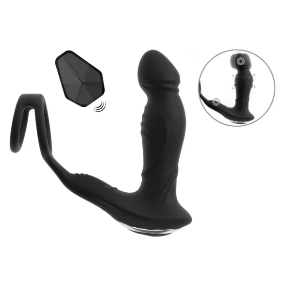 Rebel - Stoß-Prostata-Vibrator (schwarz)