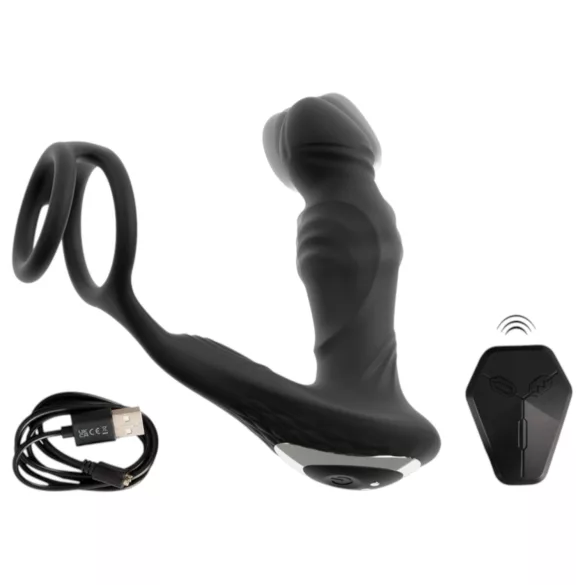 Rebel - Stoß-Prostata-Vibrator (schwarz)