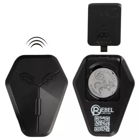 Rebel - Stoß-Prostata-Vibrator (schwarz)