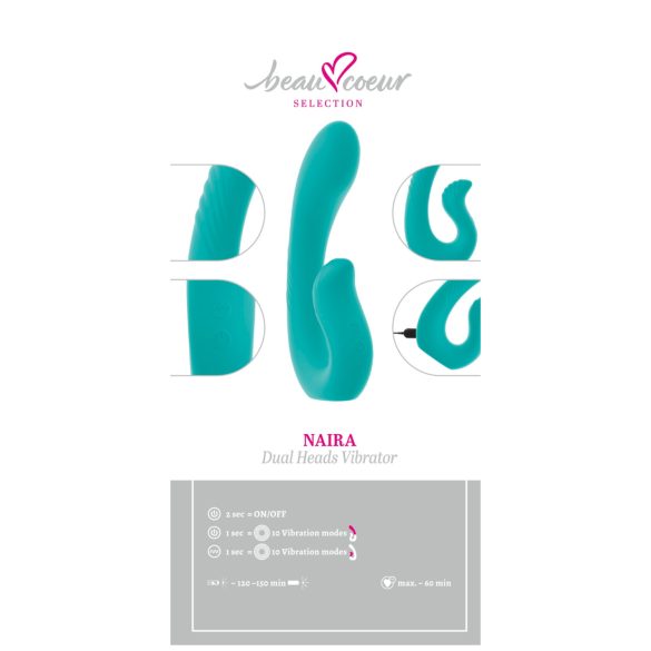 Beau Coeur Naira - G-Punkt- und Klitorisstimulator Vibrator (grün)