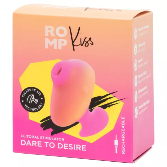 ROMP Kiss - Luftwellen‑Klitorisstimulator (rosa)