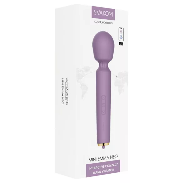 Svakom Mini Emma Neo - App-gesteuerter Massagevibrator (lila)