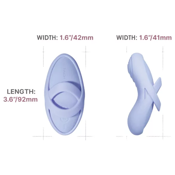 Svakom Echo 2 - intelligenter Fingervibrator (Blau)