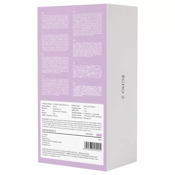 Svakom Echo 2 - intelligenter Finger-Vibrator (rosa)