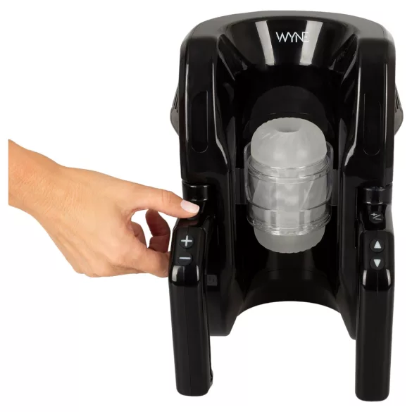 WYNE 10 - Automatischer Masturbator mit Haltegriff (schwarz)