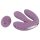 Beau Coeur Mireva - Dreifacharmiger, ferngesteuerter Vibrator (lila)