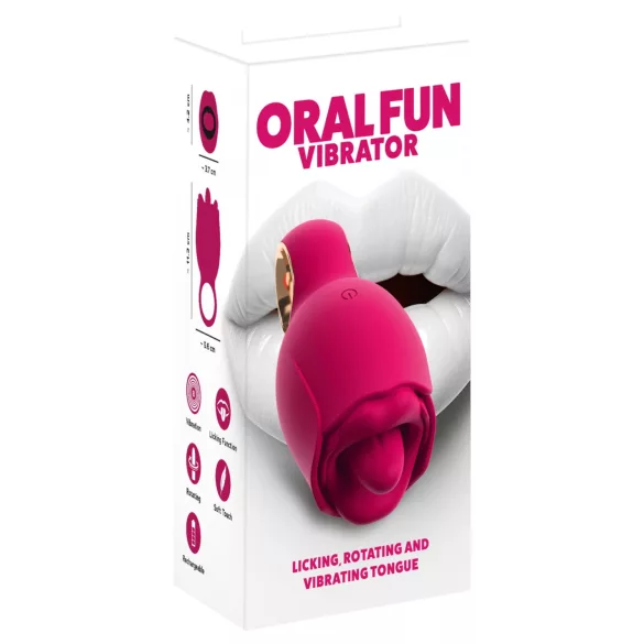 You2Toys Oral Fun - Zungen‑Klitorisstimulator (rosa)