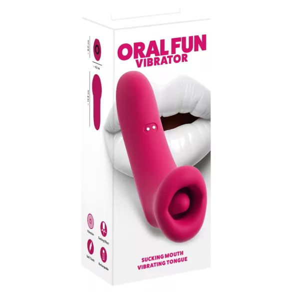 You2Toys Oral Fun - Saug- und Zungen-Klitorisstimulator (rosa)