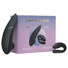   Womanizer Lust&Luxury - Klitoris- und Paarvibrator-Set (Schwarz)