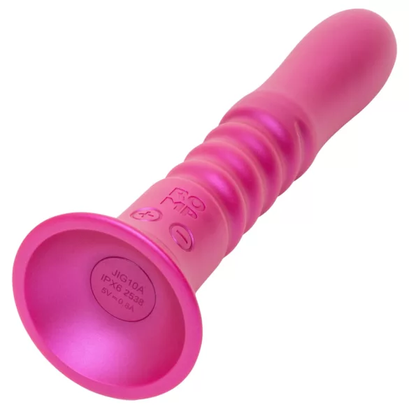 ROMP Jiggle - Stoßvibrator mit Saugnapf (rosa)