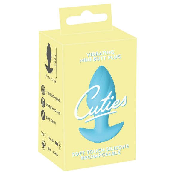 Cuties Mini - Vibrations Anale Plug (Blau)
