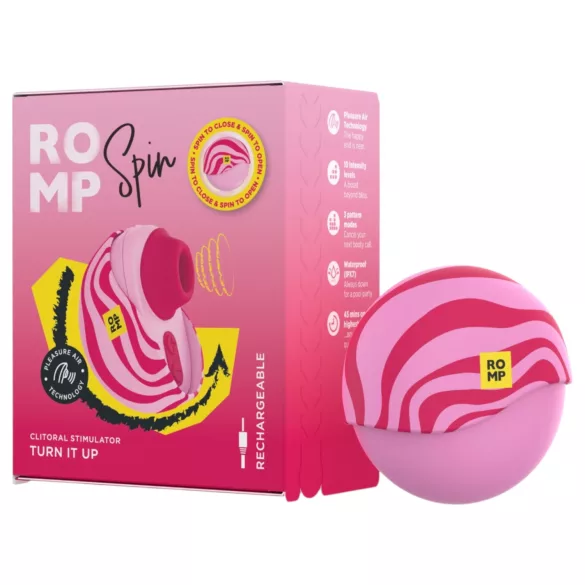 ROMP Spin - Luftwellen-Klitorisstimulator (rosa)